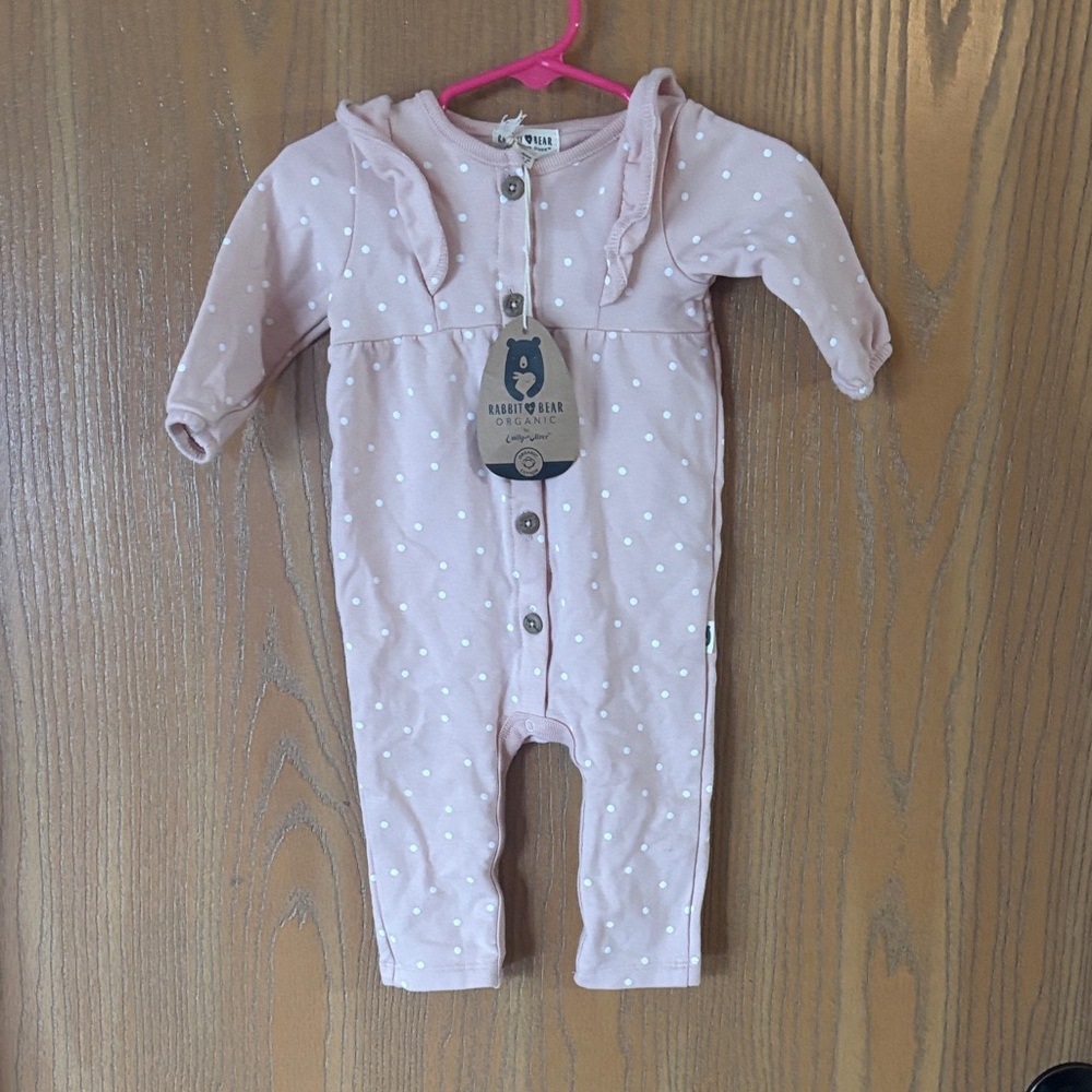 Bear & Bear Pink Polka Dot Kids One Piece